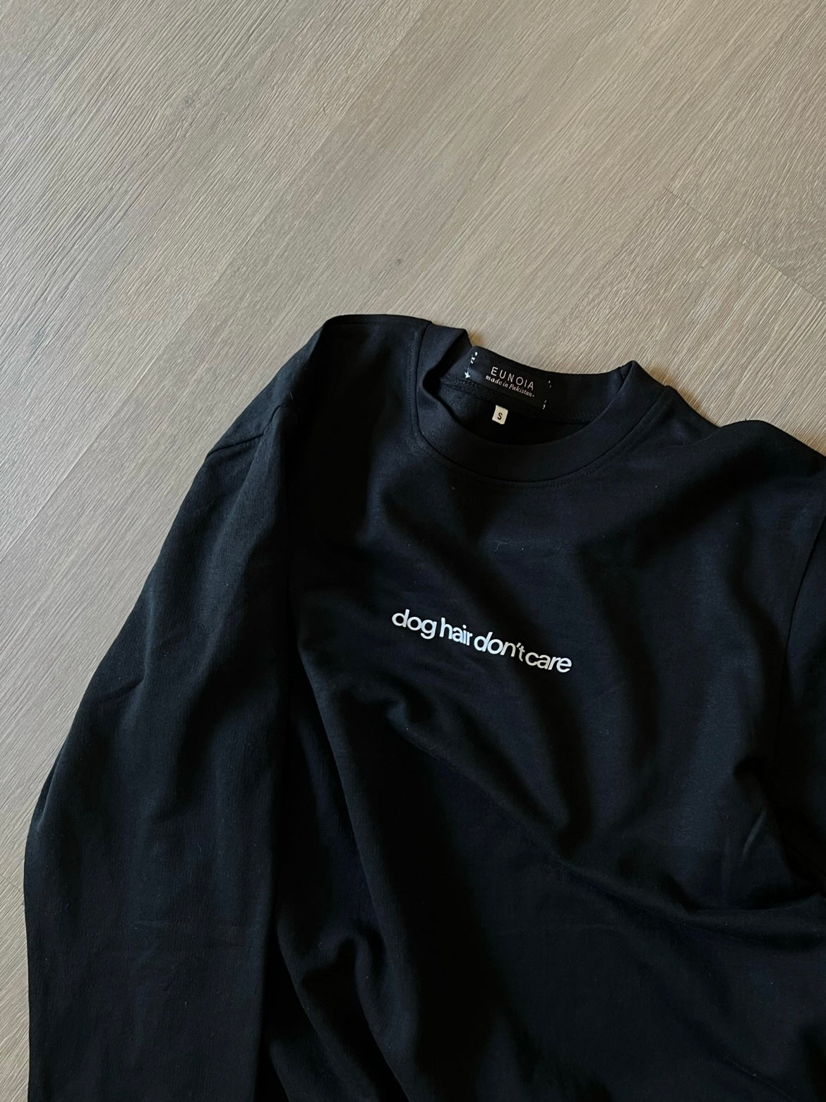 don’t care sweatshirt