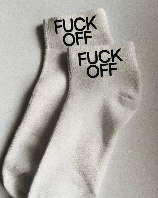 ‘fuck off’ socks